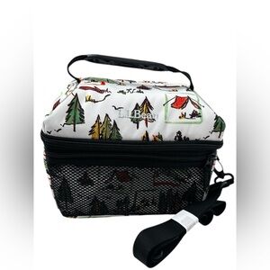 L.L. Bean 🏕️ Camping Print Lunch Bag